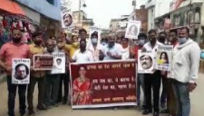 varanasi protest on Maharashtra politics