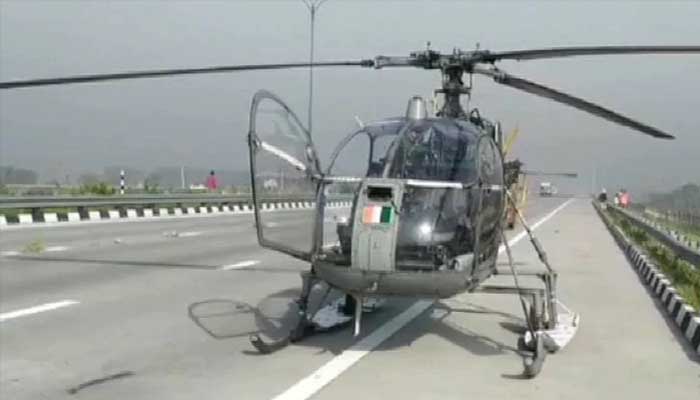 विमान हादसा टला: वायुसेना के हेलीकॉप्टर की इमरजेंसी लैंडिंग, अधिकारियों में हड़कंप
