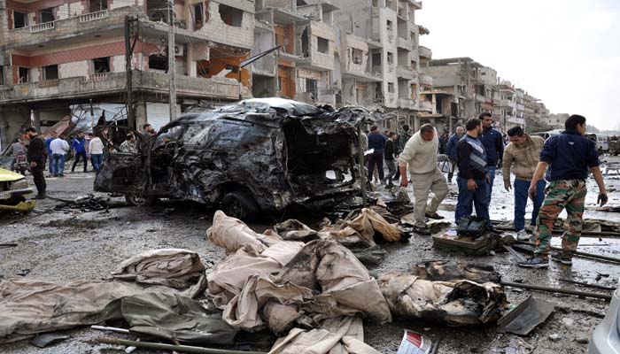 Bomb explodes in Syrian city-3