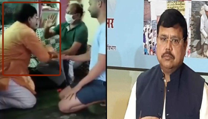 MP congress Leader arun yadav share BJP Minister Pradhuman Singh Tomar controversial video