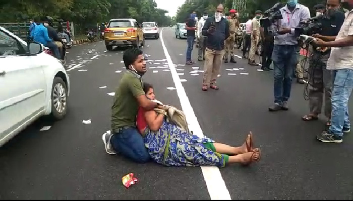 Odisha assembly route mentally unstable young man