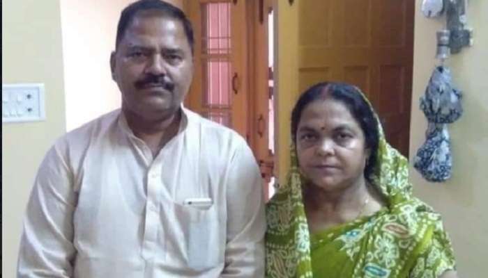 panjabi singh with wife
