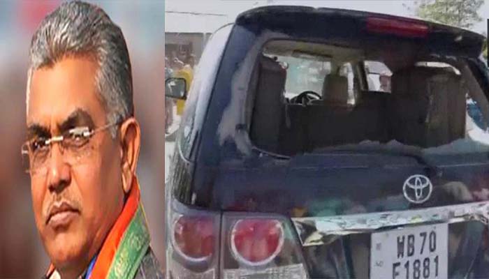 BJP के इस दिग्गज नेता के काफिला पर हुआ बड़ा हमला, कई गाड़ियों को नुकसान