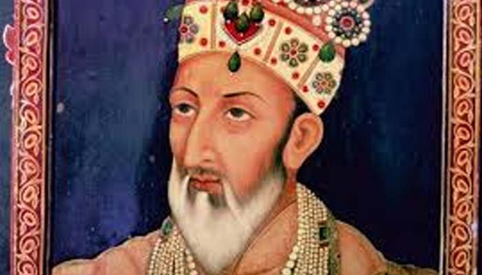 last Mughal emperor Bahadur Shah Zafar