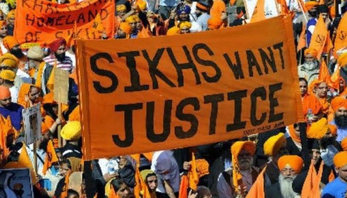 Khalistan Supporters Sikh For justice Group incite Farmers to raise khalistan flag in punjab-haryana reports