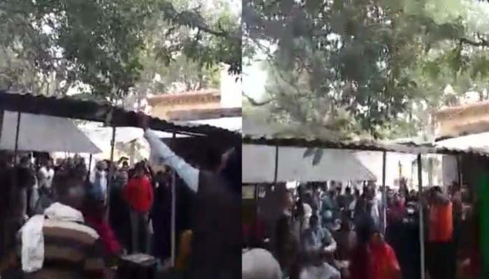 सीतापुर: अचानक पेड़ से होने लगी 500-500 के नोटों की बारिश, हर कोई रह गया हैरान