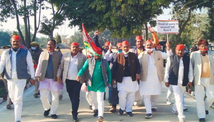 किसान आंदोलन: बलरामपुर में पूर्व मंत्री समेत 15 सपा नेता गिरफ्तार