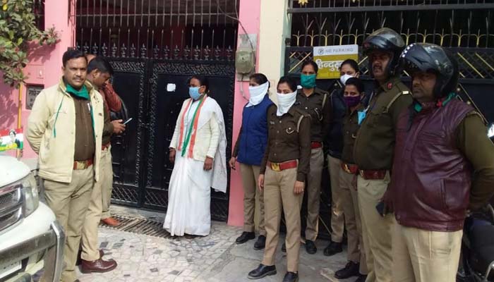 कानपुर: विपक्ष के अरमानों पर पुलिस ने फेरा पानी, भारत बंद रहा बेअसर