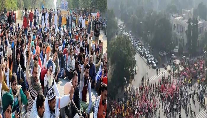किसान आंदोलन: दिल्ली की सभी सीमाएं सील, पुलिस ने बढ़ाई चौकसी