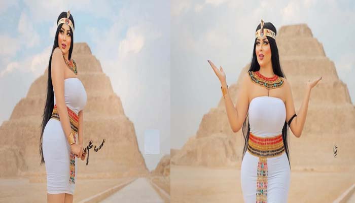 फंस गई मॉडल: पिरामिड पर कराया ऐसा हॉट फोटोशूट, फिर मच गया हड़कंप