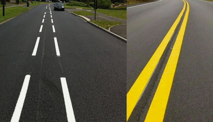 अजब गजब: क्या है सड़कों पर बनी सफेद-पीली लाइने, जाने इसका मतलब