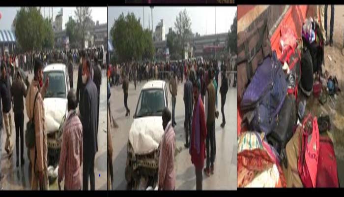 वाराणसी: रेलवे स्टेशन पर बेकाबू कार का कहर, कई यात्री घायल, अधिकारियों में हड़कंप