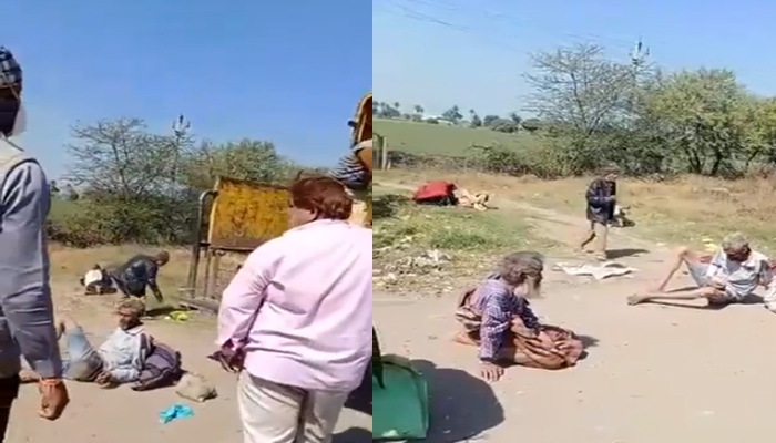 शर्मनाक! इंदौर नगर निगम ने बुजुर्गों को शहर के बाहर फेंका, वीडियो वायरल