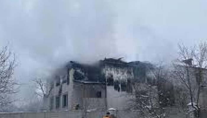 Nursing Home fire in Ukraine