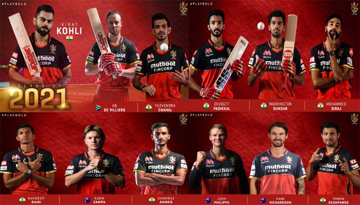 IPL 2021: RCB ने इन 12 खिलाड़ियों को रिटेन, देखें पूरी लिस्ट