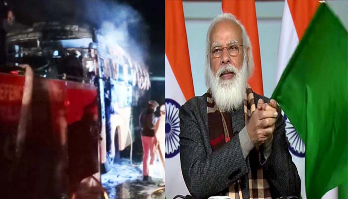 Newstrack की टाॅप 5 खबरें, राजस्थान में बस हादसे से PM मोदी के ट्रेन उद्धघाटन तक
