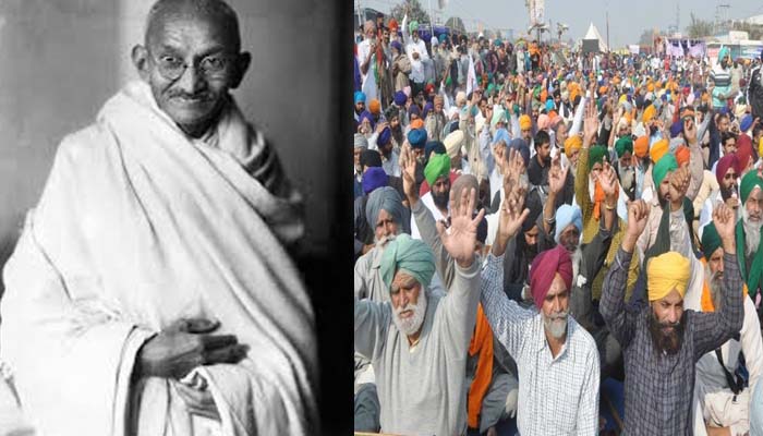 किसानों का प्रायश्चित उपवास और गांधी का शहीद दिवस