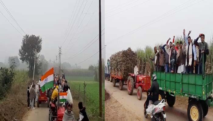 शामली किसान आंदोलन: दिल्ली के लिए निकले सैकड़ों भाकियू कार्यकर्ता, बड़ी तैयारी