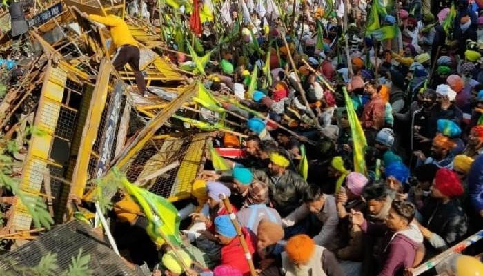 करनाल में किसानों का बवाल: 71 लोगों पर FIR दर्ज, CM खट्टर को रद्द करनी पड़ी रैली