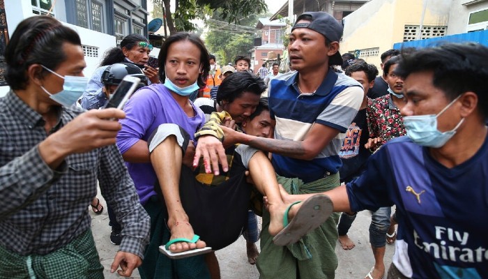 Many Civilian killed in Myanmar anti-coup protest shooting