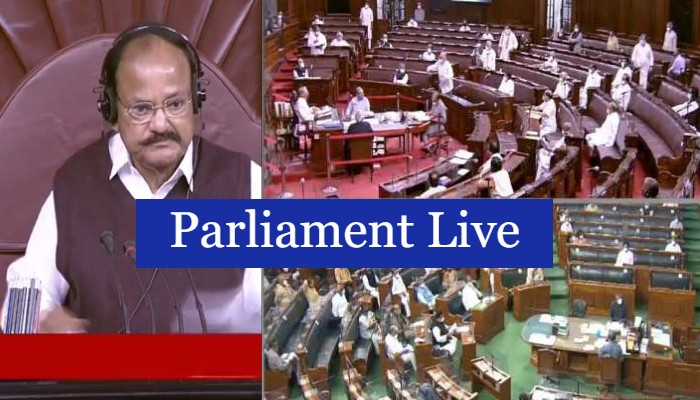 Parliament: AAP के 3 सांसद सस्पेंड, मार्शल ने तीनों को संसद से बाहर किया