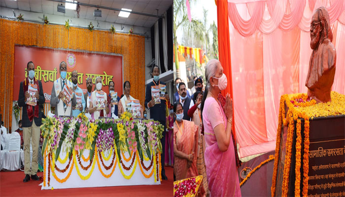 जौनपुर: पूर्वांचल विश्वविद्यालय में मनाया गया दीक्षांत समारोह, मेधावियों को मिला उपहार