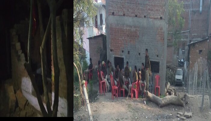 झांसी: मंदिर में की तोड़फोड़ और हिंदुओं को पीटा, इलाके में PAC व पुलिस फोर्स तैनात
