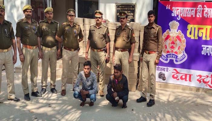 बलिया: बिहार ले जा रहे थे 16 लाख की शराब, पुलिस ने दो तस्करों को किया गिरफ्तार