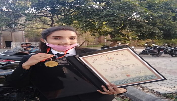 गाजीपुर की बहू दीक्षा राय LLB के प्रथम वर्ष में बनीं गोल्ड मेडलिस्ट
