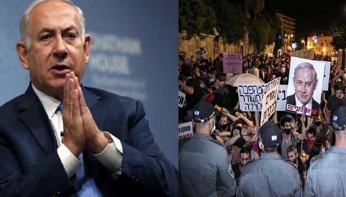 इजरायल के PM की किस्मत दांव पर: विरोध में सड़क पर उतरे लोग, दो दिन बाद चुनाव