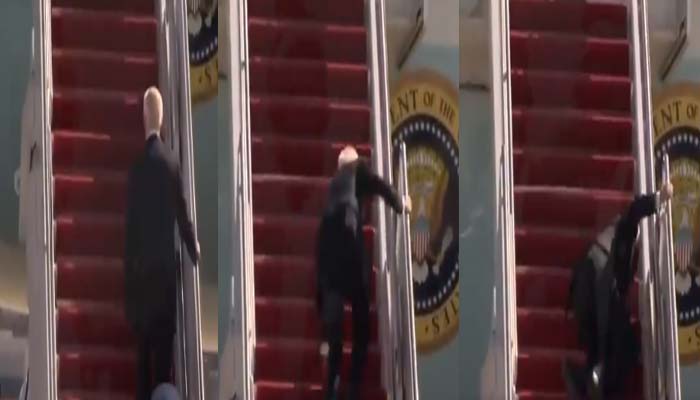 Video: US राष्ट्रपति बाइडन फिसले 3 बार, White House ने बताया हवा को जिम्मेदार