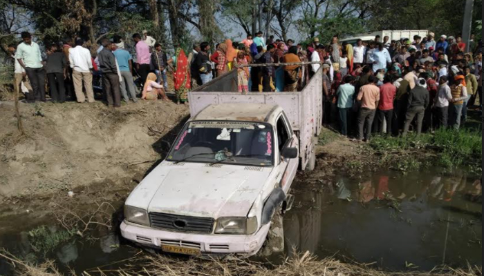 कानपुर देहात: दो किसानों को पिकअप ने रौंदा, मौत से परिजनों में कोहराम