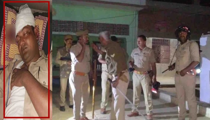 कानपुर पुलिस पर फिर हमलाः दरोगा-सिपाही घायल, महिला उत्पीड़न मामले में पथराव